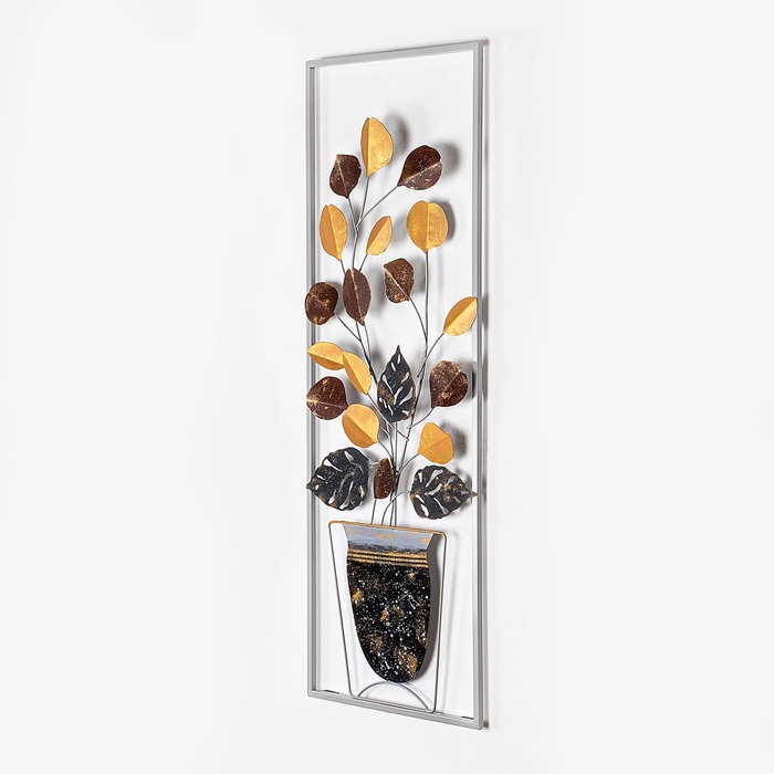 Wallity Alder - 077 Escultura de pared de metal multicolor